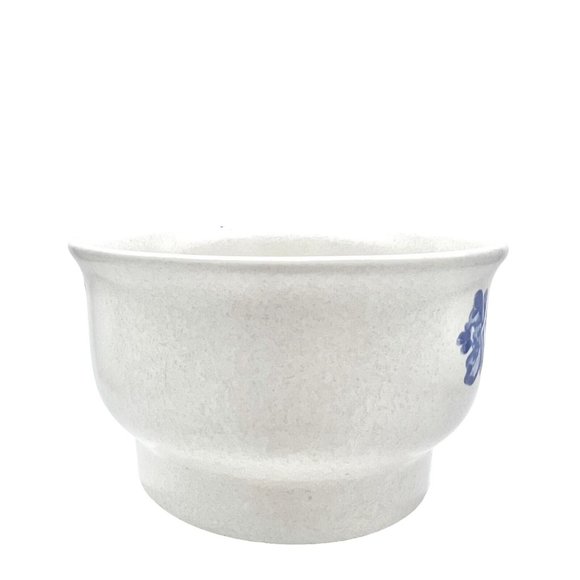 Mid Century Pfaltzgraff Yorktowne Coffee Cup 5.5 x 4.5 x 2.5 Blue Flowers - Picture 3 of 10